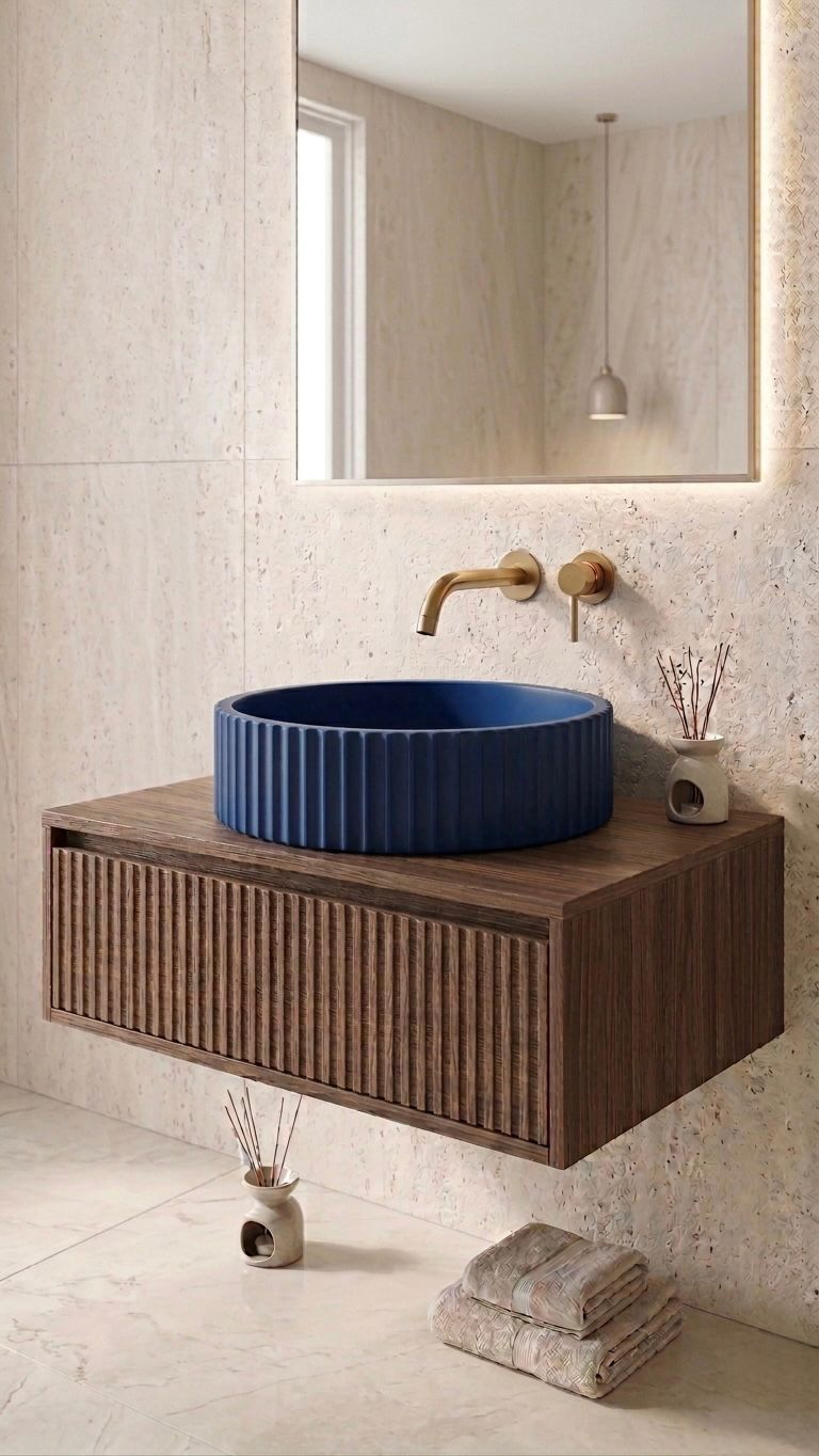 Bella Lavabo - Mavi