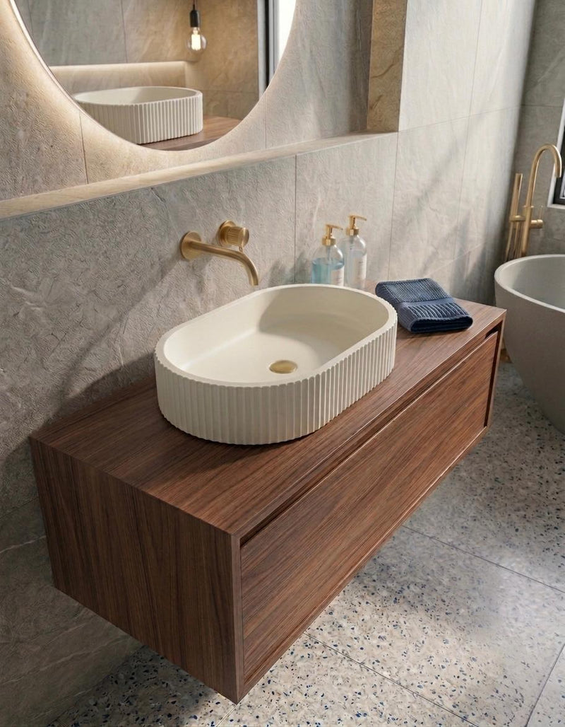 Oval Bella Lavabo - Beyaz